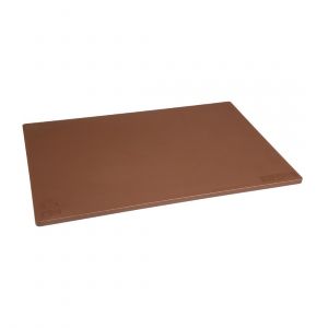 Hygiplas Planche à découper antibactérienne basse densité marron