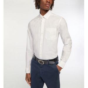 Galeries Lafayette Chemise droite Nixford coton Blanc - Couleur Blanc - Taille XL