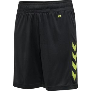 Hummel Pantalon Court Hmlhmlcore M noir/jaune citron