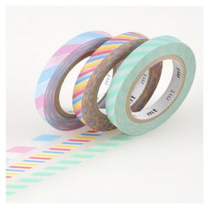 Masking tape mt Slim 7 m x 6 mm Twist Cord A 3 pcs