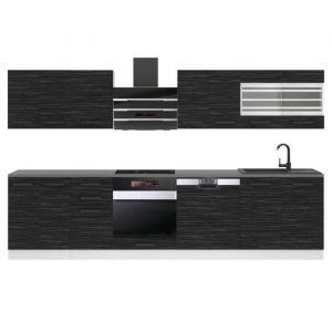 BELINI Cuisine Equipee Complete - 300 cm Lucy Muebles de Cuisine Complète Cuisine Complete sans Plan de Travail Rangement Cuisine Buffet Cuisine