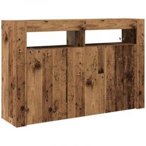 VidaXL Buffet Bois ancien 116 x 30 x 75 cm Bois d'ingénierie