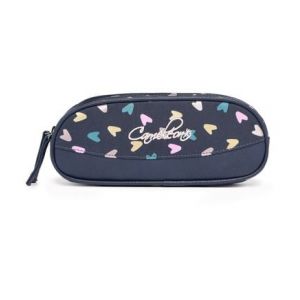 Image de Cameleon Trousse vintage navy heart 2 compartiments - TU - Soldes - Taille TU