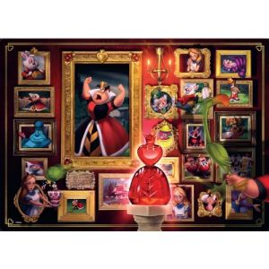 Ravensburger Puzzle Adulte - Puzzle 1000 pièces - La Reine de cœur (Collection Disney Villainous) - Adultes et Enfants à partir de 14 Ans - Puzzle de qualité supérieure - Disney Méchants - 12000038