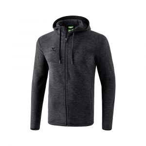 Image de Erima Basic Veste Polaire Homme, Noir Chiné, FR : XXL (Taille Fabricant : XXL)