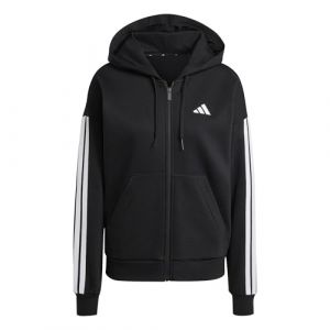 Sweatshirt à capuche zippé en polaire femme adidas Essentials 3-Stripes