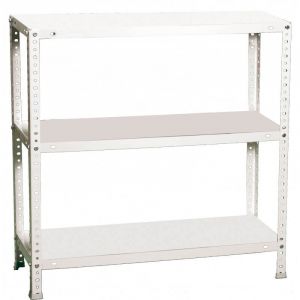 Étagère métallique blanche mini 3 niveaux 900 SimonRack