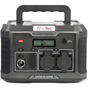 Protec - Station d'&eacute;nergie portable Advance 650 - G&eacute;n&eacute;rateur &eacute;lectrique - 634Wh/600W - Sortie AC - Noir