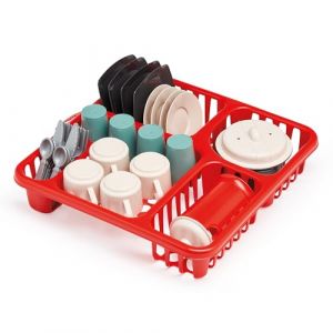 Ecoiffier 100% Chef Egouttoir Carr&eacute; Garni 30 Cm