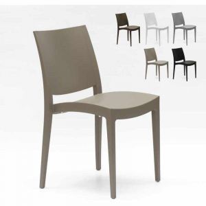 Image de Grand Soleil 24 Chaises TRIESTE polypropylène restaurant promo offre stock | Beige