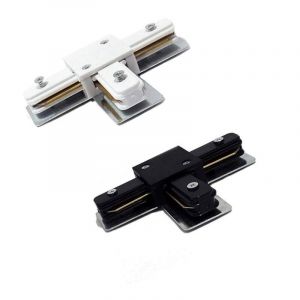 Connecteur Type T Pour Rail Monophas&eacute; Ultrapower Noir 106 Mm
