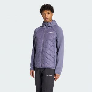 Adidas Veste à capuche Terrex Multi CLIMAWARM Insulated Hybrid violet - L