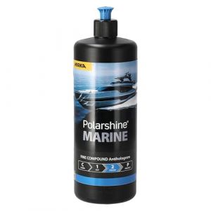 Mirka Polarshine Marine Fine Compound / 1 L/Compos&eacute; de polissage antihologramme &agrave; base d'eau et sans silicone / 7991210111FC