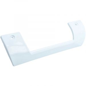 Vhbw Poign&eacute;e compatible avec Pitsos P1KCR4300D/01, P1KCR4301D/04, P1KCL3401D, P1KCR3501D, P1KCL3400D r&eacute;frigirateurs plastique blanc