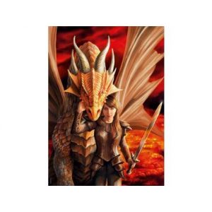 Clementoni Puzzle Adulte : Dragon Force Interieur - Anne Stokes - 1000 pièces