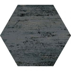 Carrelage hexagonal Harma mix noir 22x25 cm