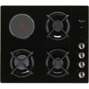 Image de Whirlpool AKM404NB/01 - Table de cuisson mixte (gaz et &eacute;lectrique) 4 foyers