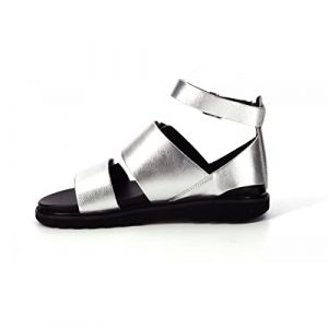 Kickers Neostrap, Sandales Femme, Argent, 37