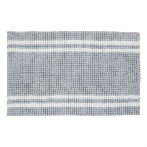 Tapis de bain gris