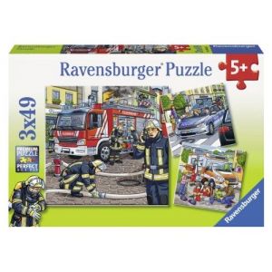 Image de Ravensburger Les Secours - 3 puzzles 49 pièces