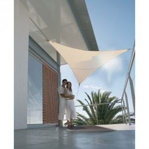 Morel VS 360 - Voile d'ombrage triangulaire Serenity 3,60 m - 185 g/m&sup2;