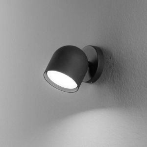 Millumine Applique spot métal noir Dodo orientable - Noir