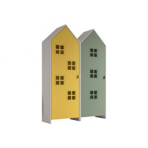 Combinaison D'armoires 2 Parties Casami Bruges jaune vert