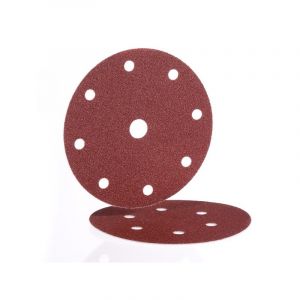 Hermes abrasifs Disques papier pon&ccedil;age bw 115 vel oxyde d'aluminium 180 6 150 mm 1 bo&icirc;te(s) de 100 pi&egrave;ce(s) disque papier bw 115 &oslash;150 6 trous g180