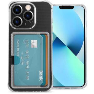 Imoshion Coque silicone avec porte-cartes iPhone 13 Mini - Transparent