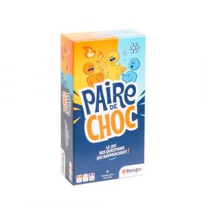 Bandjo Paire de Choc - Jeu de Société - Cartes Questionnaires - Semi Coopératif - Idéal en Famille ou Entre Amis - A Partir de 16 Ans