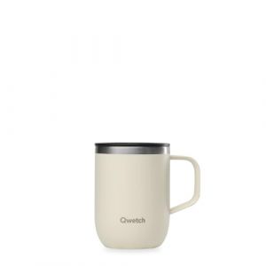 Qwetch Mug isotherme inox matt sable 350 ml