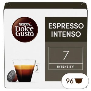 Nescafe Espresso Intenso - Caf&eacute; - 96 Capsules (Pack de 6 bo&icirc;tes x 16)