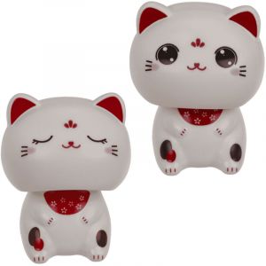 Out Of The Blue Figurine solaire chat porte-bonheur mod&egrave;le al&eacute;atoire 5,5 cm