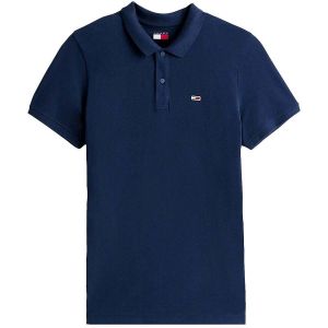 Tommy Jeans TJM Slim Placket Polo EXT S/S Polo Homme, Blue (Dark Night Navy), XXL