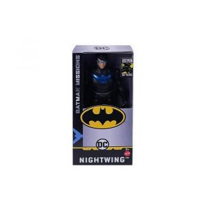 DC Shoes Coffret Figurine Nightwing 15cm - Serie Missions 80 ans Batman - Super Heros - Jouet Garcon
