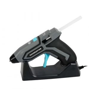 Cecotec Pistolet à colle avec batterie 3,7 V 1500 mAh, chauffage rapide, LED, arrêt automatique
