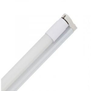 Tube led 90cm T8 G13 14W 130lm/W Nano pc +Réglette No Flicker 4000K Blanc neutre Non