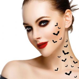 Fiesta guirca Tatouages éphémères chauves-souris 24710