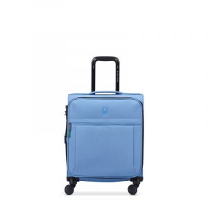Benetton Valise cabine souple Slim Be Extensible Bleu