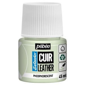 Image de Pebeo Peinture cuir - Setacolor - Phosphorescent - 45 ml