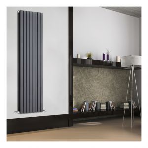 Hudson Reed TDRAFP28 - Radiateur design vertical Sloane 178cm x 47,2cm x 7,2cm