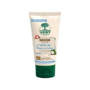 L'Arbre Vert Shampooing Douceur aux extraits de Litchi bio & Fleurs de coton