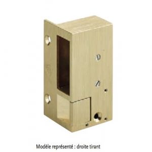 Dom Metalux Gâche électrique - en applique - à émission – droite – bronze – 2