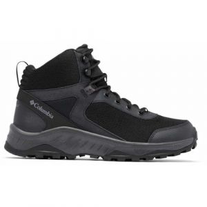 Columbia Trailstorm Ascend Waterproof Mid, Bottes de Trekking et de randonnée imperméables à Taille Moyenne, Black/Dark Grey,