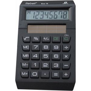 Rebell ECO10 - Calculatrice de bureau 8 chiffres