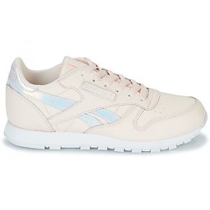 Reebok Classic Leather, Chaussures de Gymnastique garçon, Rose Pale Pink/White, 38 EU