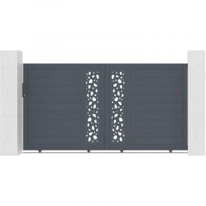 Portail aluminium coulissant SUNNY 300x160cm