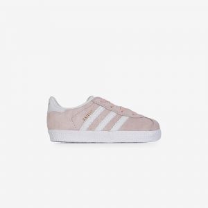 Adidas Gazelle Rose/blanc - Bébé -