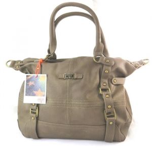 Le Temps des Cerises [N4602] - Sac créateur taupe