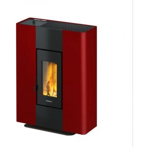FreePoint Po&ecirc;le &agrave; granul&eacute;s &eacute;tanche Roxy Stand Bordeaux - 7 kW